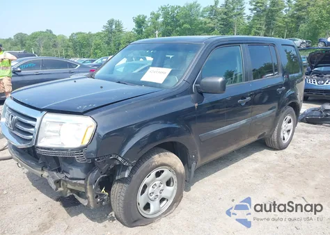 2013 Honda Pilot Lx from USA, damaged, VIN 5FNYF4H24DB051250